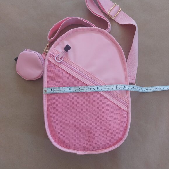 Light Pink Cross-body Pickleball Bag with a Coin Purse - Picture 2 of 12